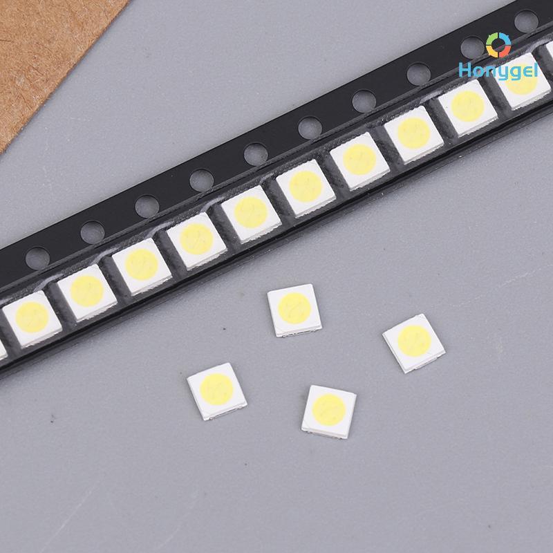 {Honyge1} 100 ชิ้นสําหรับ Balight High Power LED 2W 3.0-3.4V/6.0-6.4V 3030 94LM Cool White LCD Balig
