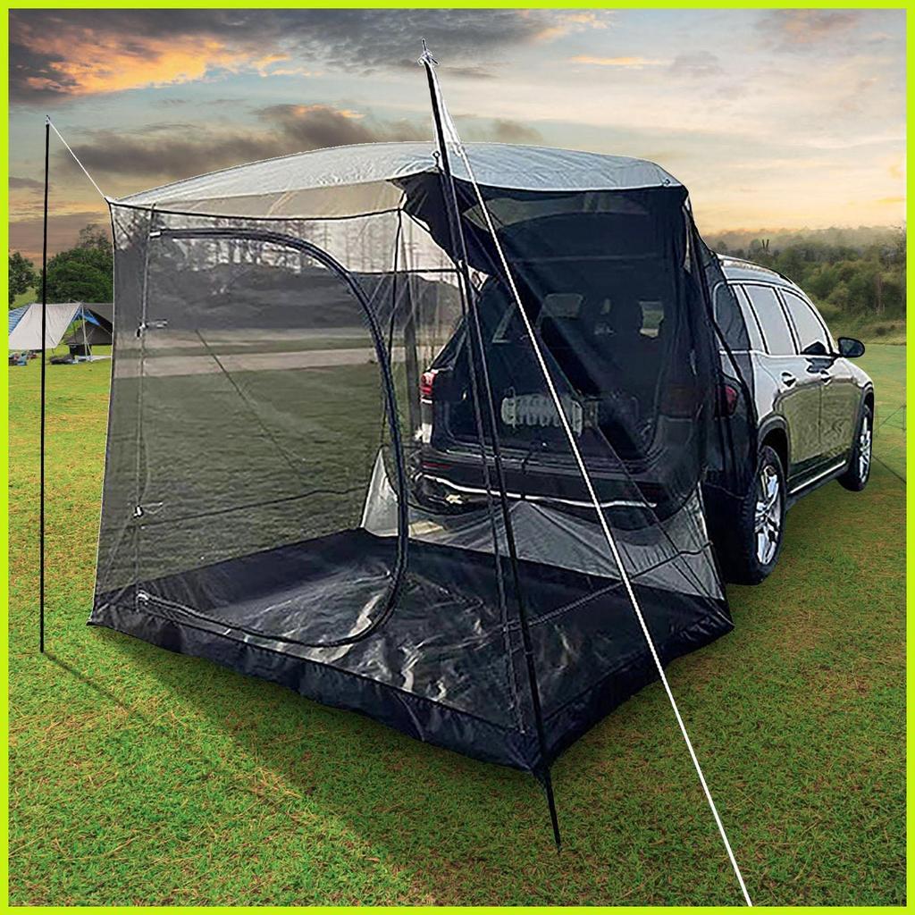 SUV เต็นท์สิ่งที่แนบมาสําหรับ Camping พับ UV-Proof Oxford สําหรับรถยนต์ Tailgate Camping เต็นท์ SUV 