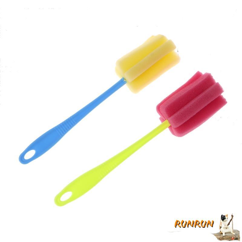 RUNN Wineglass ฟองน้ําถ้วยแปรงขวดนมทําความสะอาดเครื่องมือทําความสะอาดห้องครัว