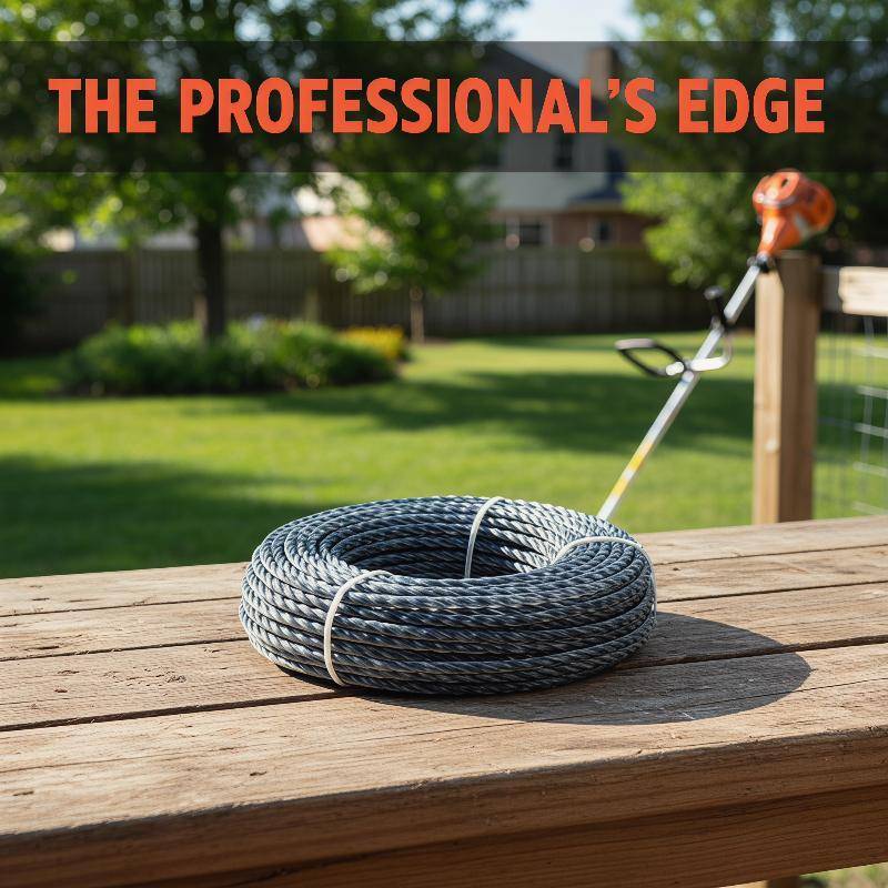 Chee High Strength Core-Reinforced Grass Trimmer Line 2.0-4.0 มม.15 M Spool สําหรับบ้านสวนสนามหญ้าขอ