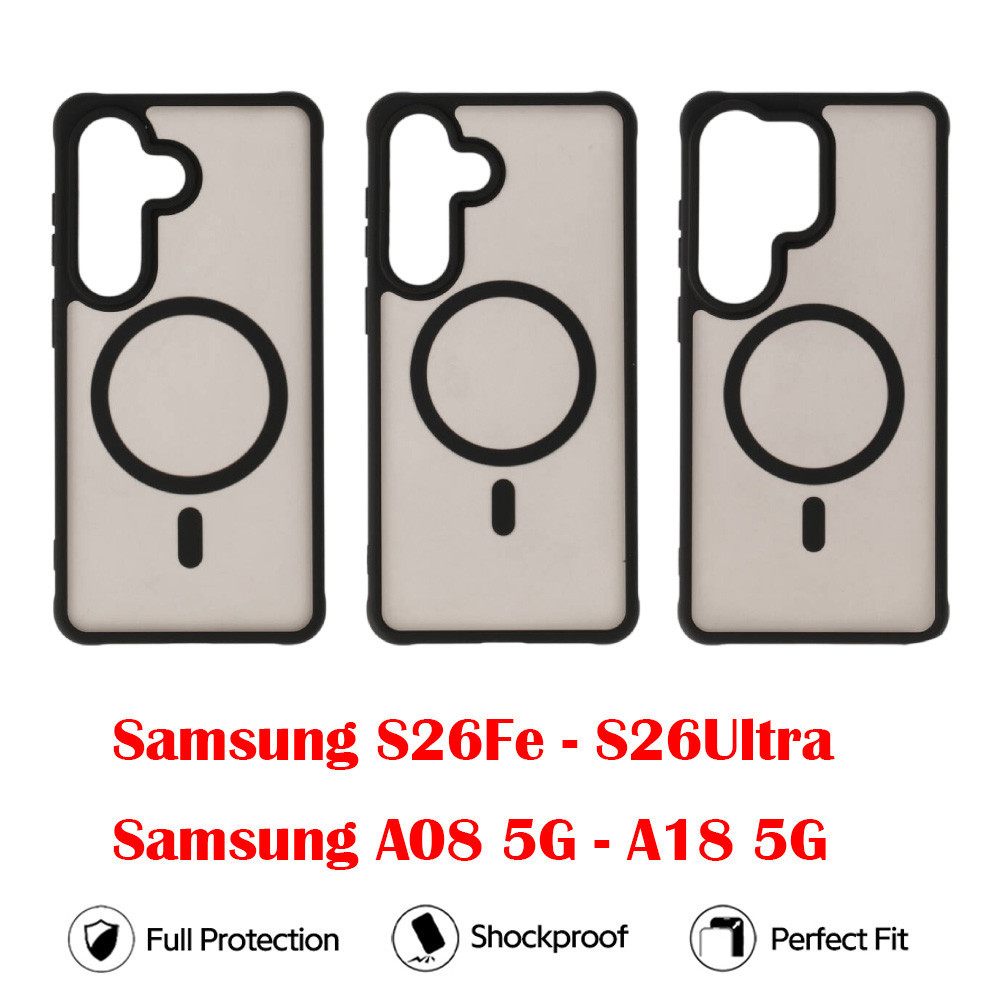 Case For Samsung Galaxy S26Ultra S26Fe S25Ultra S25Fe S24Ultra A08 A18 A07 A17 เคส ผิวด้าน แม่เหล็ก 