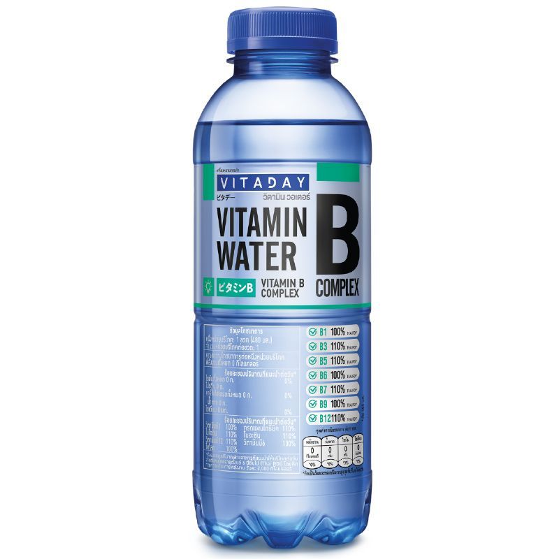 วิตอะเดย์วิตามินวอเตอร์บีกลิ่นเก๊กฮวย 480มล. Vitaday Vitamin Water B Chrysanthemum 480ml.