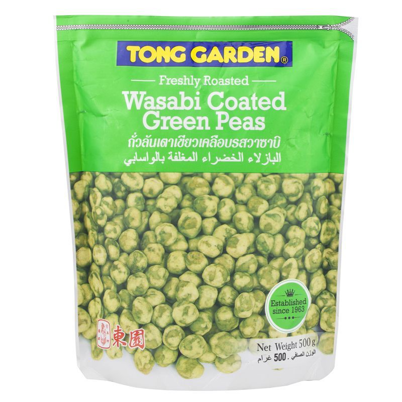 ทองการ์เด้นถั่วลันเตาวาซาบิ 400กรัม Tonggarden Wasabi Green Peas 400g.