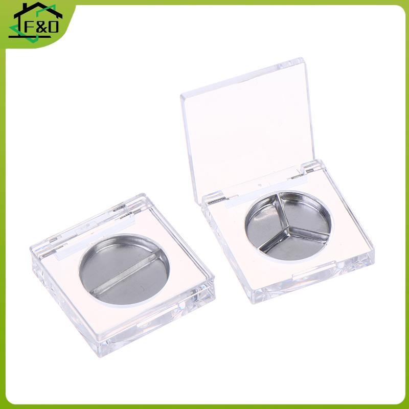 F&O 2.5g Empty Portable Eyeshadow Palette Blusher Box Solid Ointment Box Cosmetic Makeup Case Round 