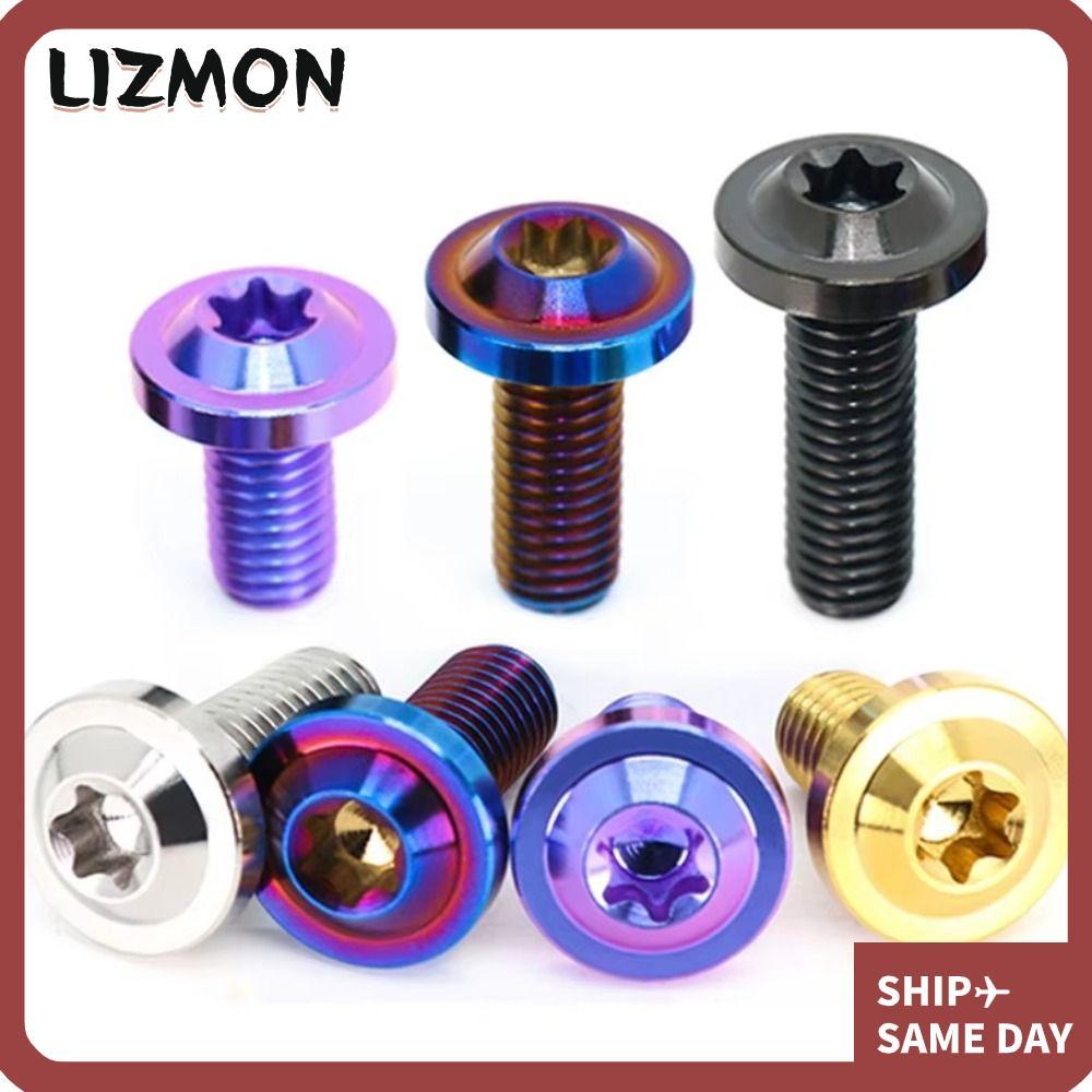 LIZMON สลักเกลียวไทเทเนียม, M6x15 M6x20 สกรูหัว Torx พร้อมหัว Torx M6x10 สกรูไทเทเนียม