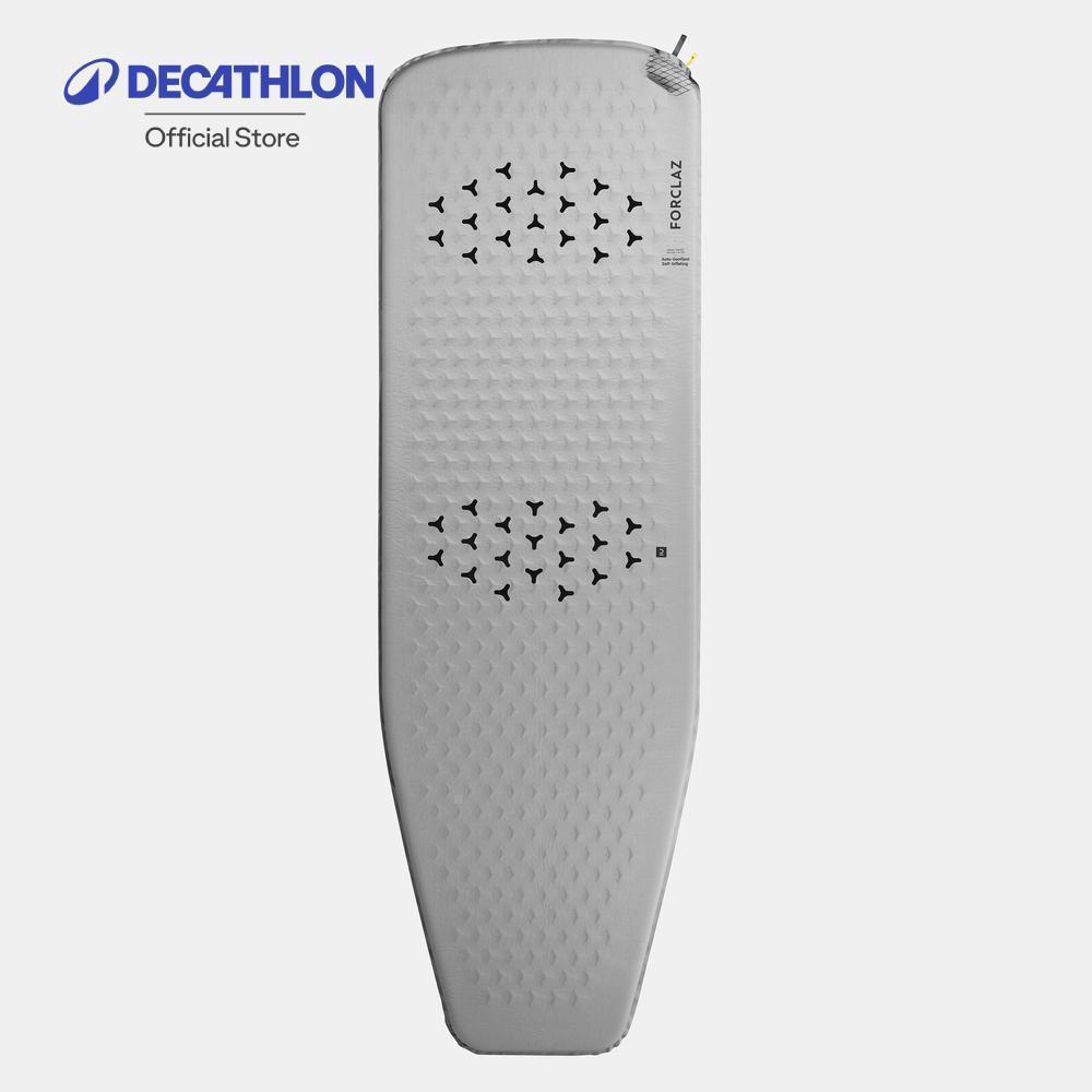 Decathlon Self-Inflating Trekking Mattress ที่นอนพองลมอัตโนมัติ ขนาด 180 X 52 ซม. สำหรับ 1 คน รุ่น Mt100 L - Grey
