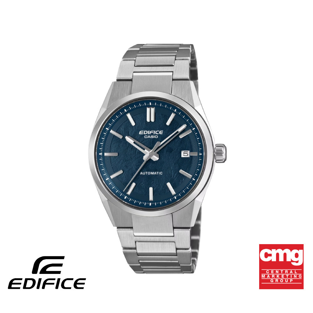 CASIO นาฬิกาข้อมือผู้ชาย EDIFICE รุ่น EFK-110D-2ADR สายสเตนเลส สีกรม