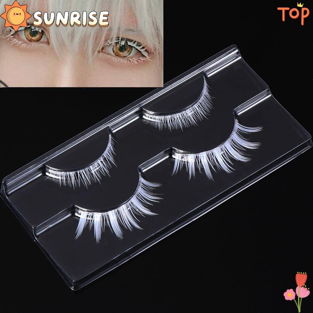 SUNRISE คอสเพลย์ฮาโลวีน Lashes Natural Wispy Soft น้ําหนักเบา PBT Silk Upper ขนตาล่าง