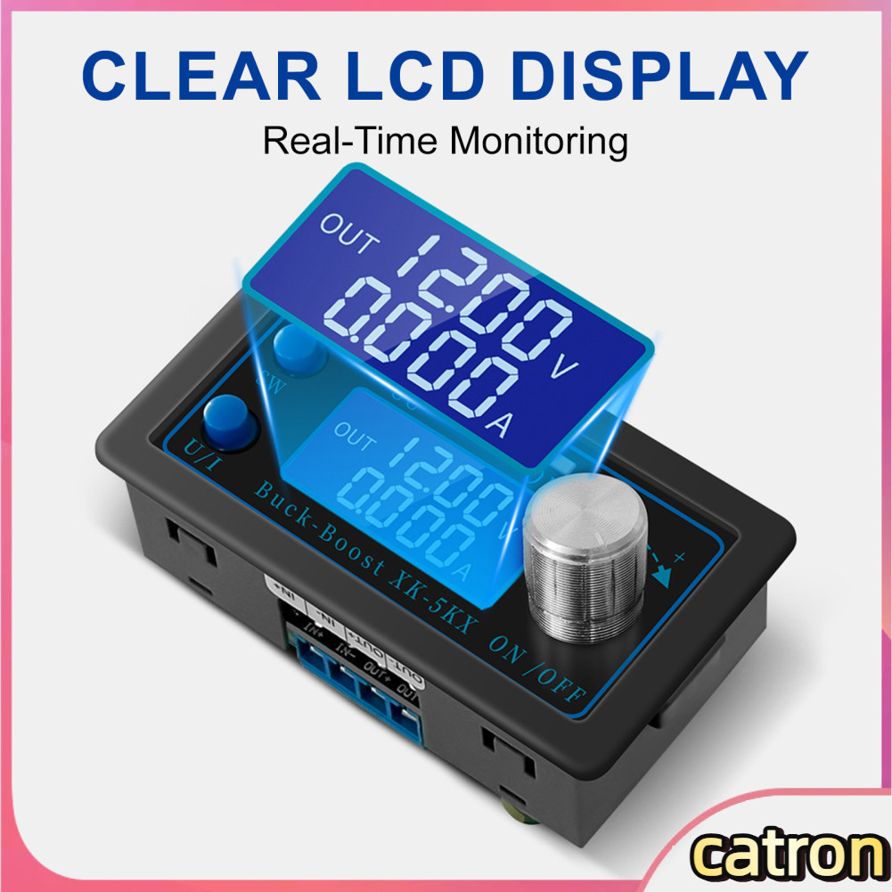 Catron-th WALFRONT ปรับแรงดันไฟฟ้า Step Up Down Power Supply สำหรับอุปกรณ์ Lab 6.0-36V อินพุต 0.6V-3