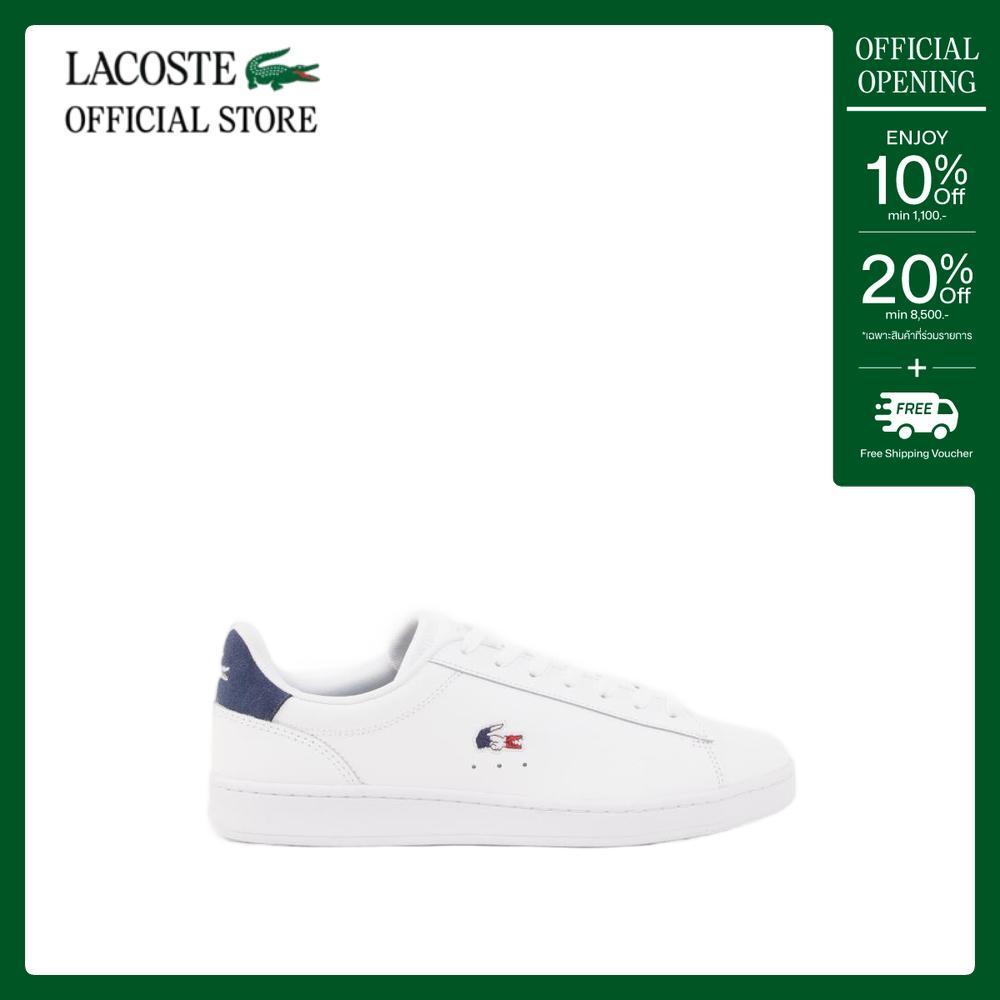 LACOSTE حذاء رجالي Carnaby Set جلد — أبيض — صورة 2