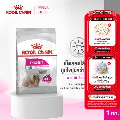 Royal Canin Mini Exigent طعام كلاب صغيرة انتقائية 1 كغ