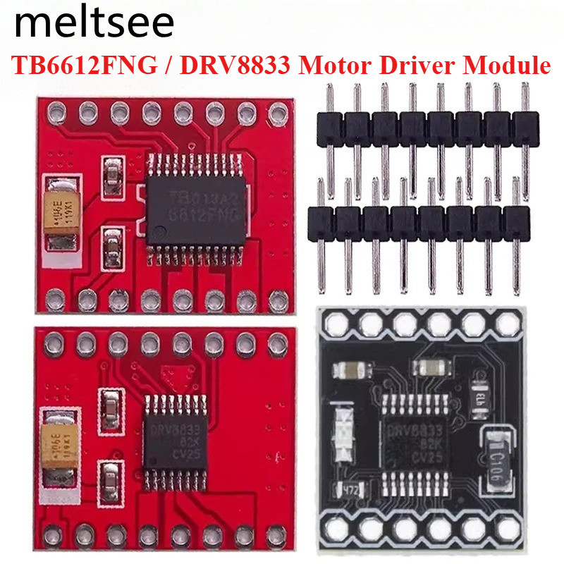 TB6612 DRV8833 มอเตอร์คู่ 1A TB6612FNG โมดูลสําหรับ Arduino Microcontroller ดีกว่า L298N