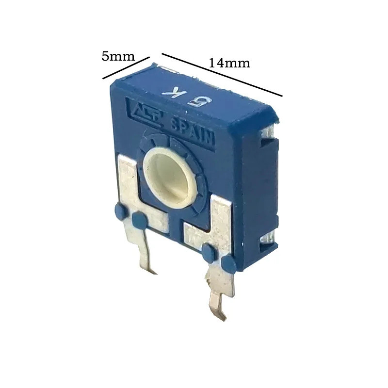 10 ชิ้น/ล็อต CA14NH4 นําเข้าสเปน PIHER trimmer potentiometer PT15-5K แนวนอนปรับแนวตั้งด้านข้าง Ellip