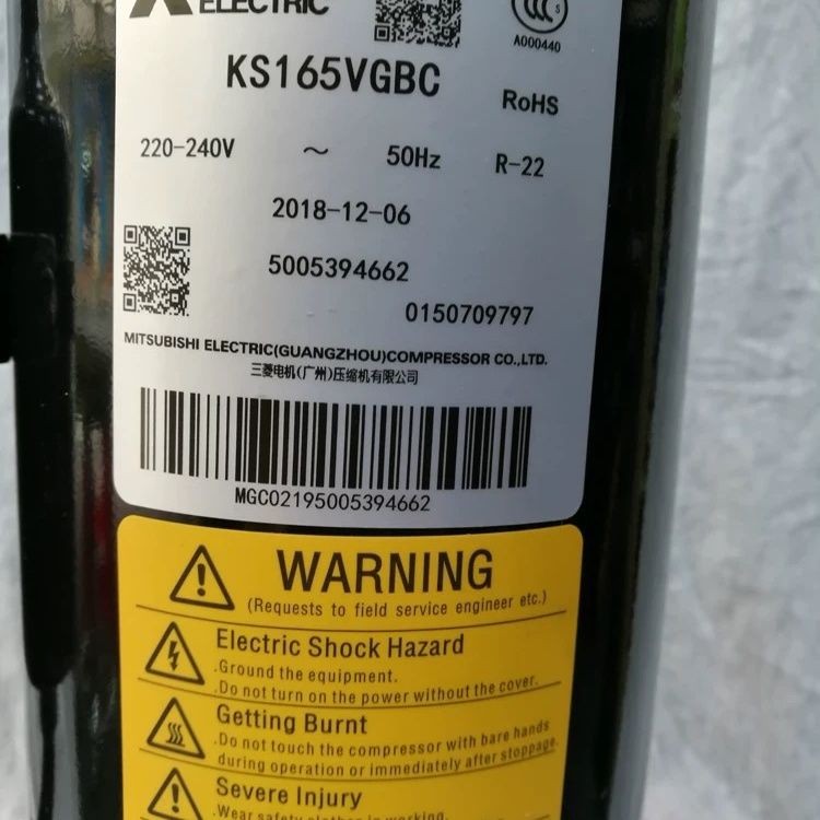 Mitsubishi Compressor KS145VGSC KH134VFMC RH165VHAC KS165VGBC KHV104FCKA
