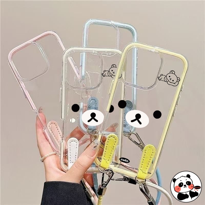 น่ารัก Rilakkuma 2in1 เคสโทรศัพท์สําหรับVivo Y300 Y200 Y100 Pro Plus S30 Pro Mini Y75 T4 Ultra T3X T