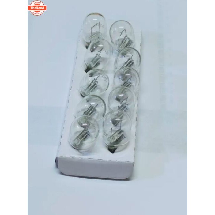 หลอดไฟ T20 12v. 21w. 1ใส้ ใส หลอดเสีย หลอดไฟเลี้ยว หลอดไฟถอย