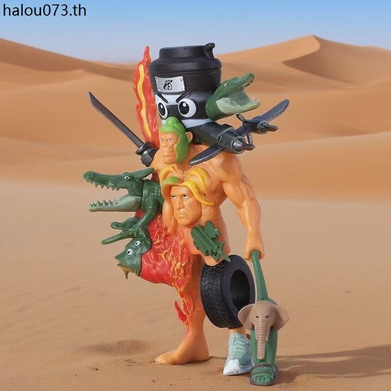 ที่ถอดออกได้ประกอบ Primal Man Fusion Monster Stitch Monster ต่างประเทศ AI Shanhai Jing รูป Monster Fusion ตุ๊กตาตุ๊กตา