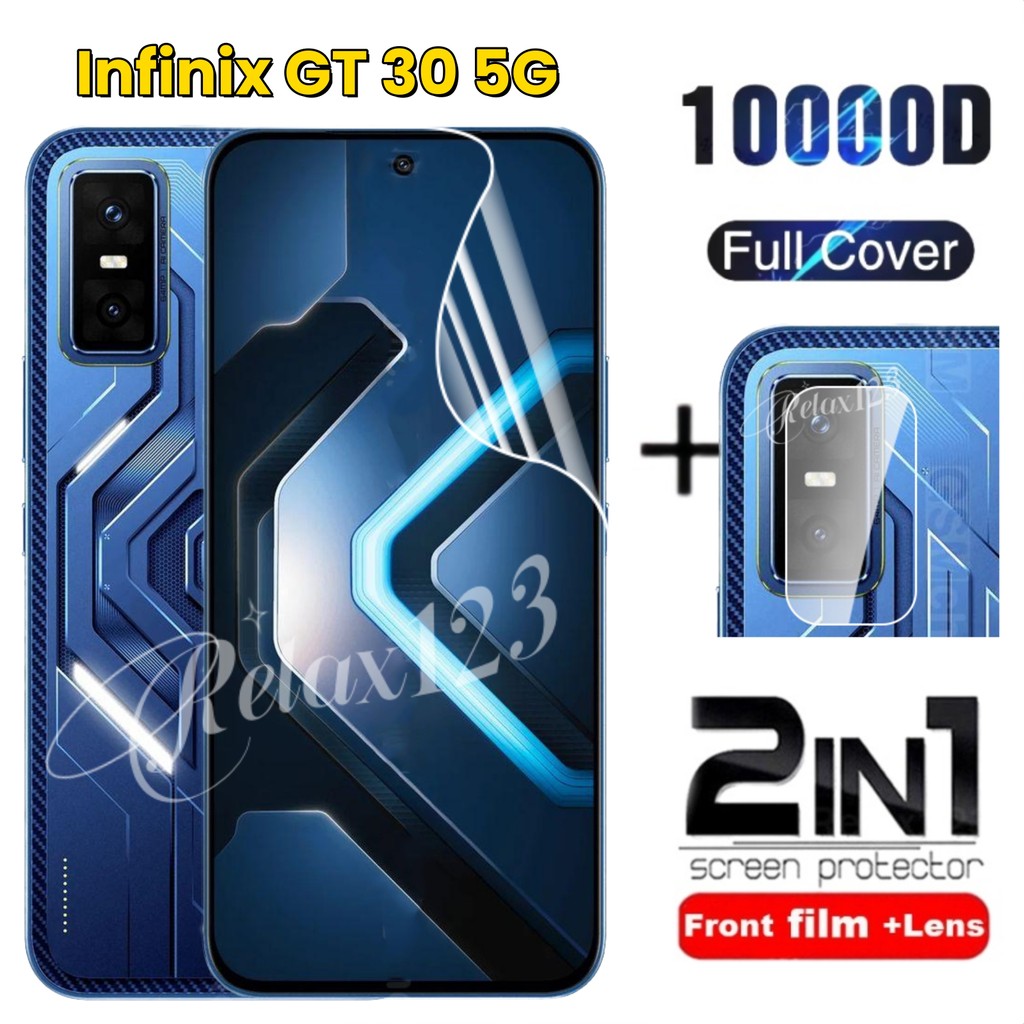 สําหรับ infinix GT 30 5G 2025 2IN1 ด้านหน้า Hydrogel ฟิล์มและเลนส์ฟิล์มสําหรับ Infinix GT 30 Pro GT3