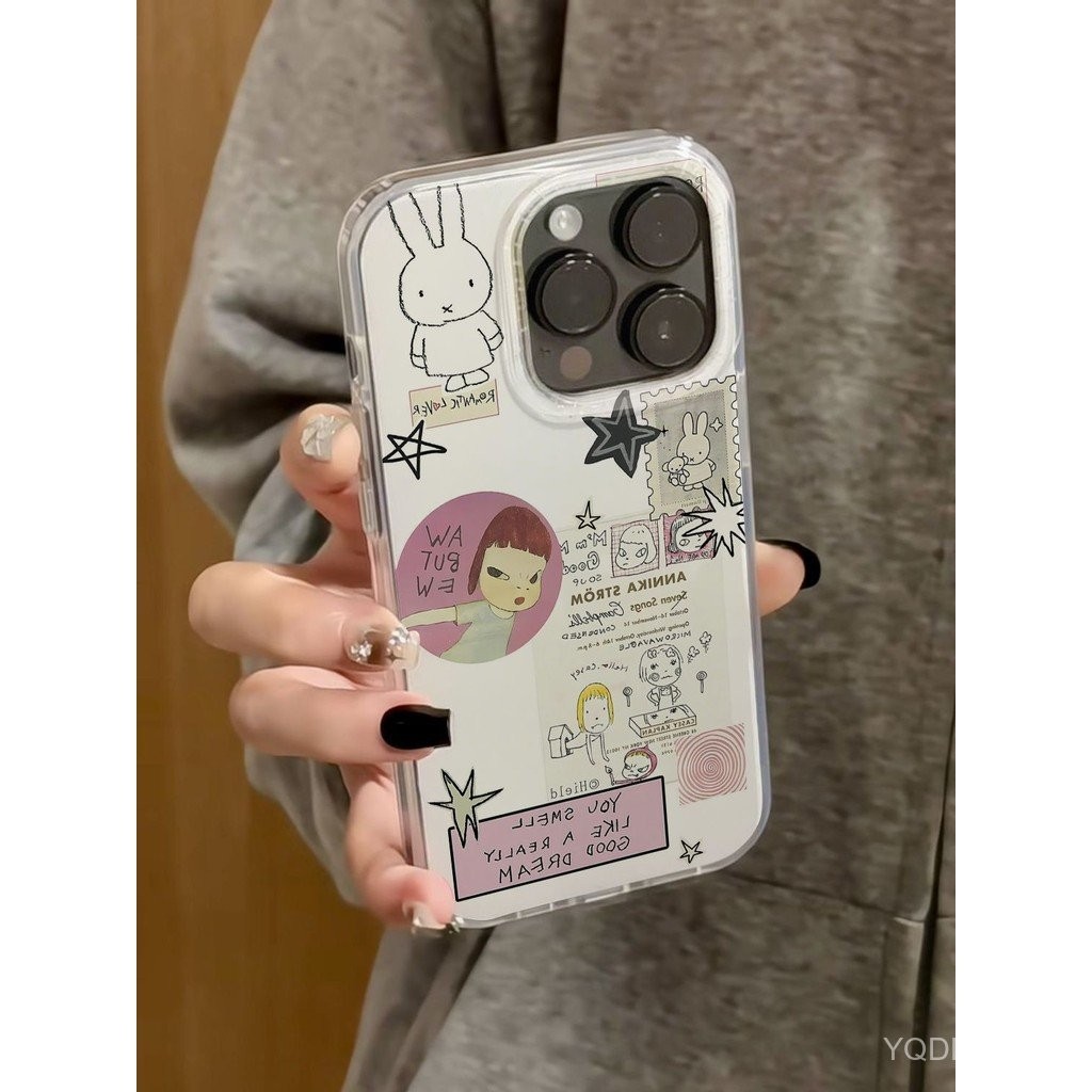 เคสโทรศัพท์เหมาะสําหรับiPhone 7 8 X XS XR XSMAX 11 12 13 14 15 16 17 Pro max Plus Air Bunny Naraกันก