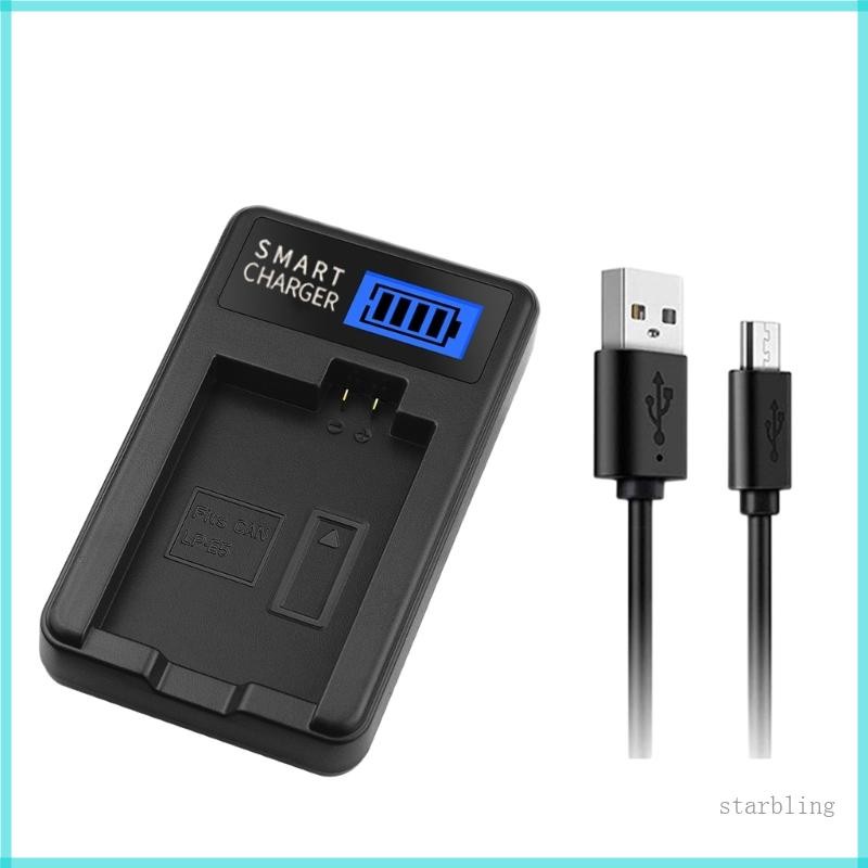 Star LCD USB LP-E5 เปลี่ยนเครื่องชาร์จสําหรับ Rebel XS Rebel T1i