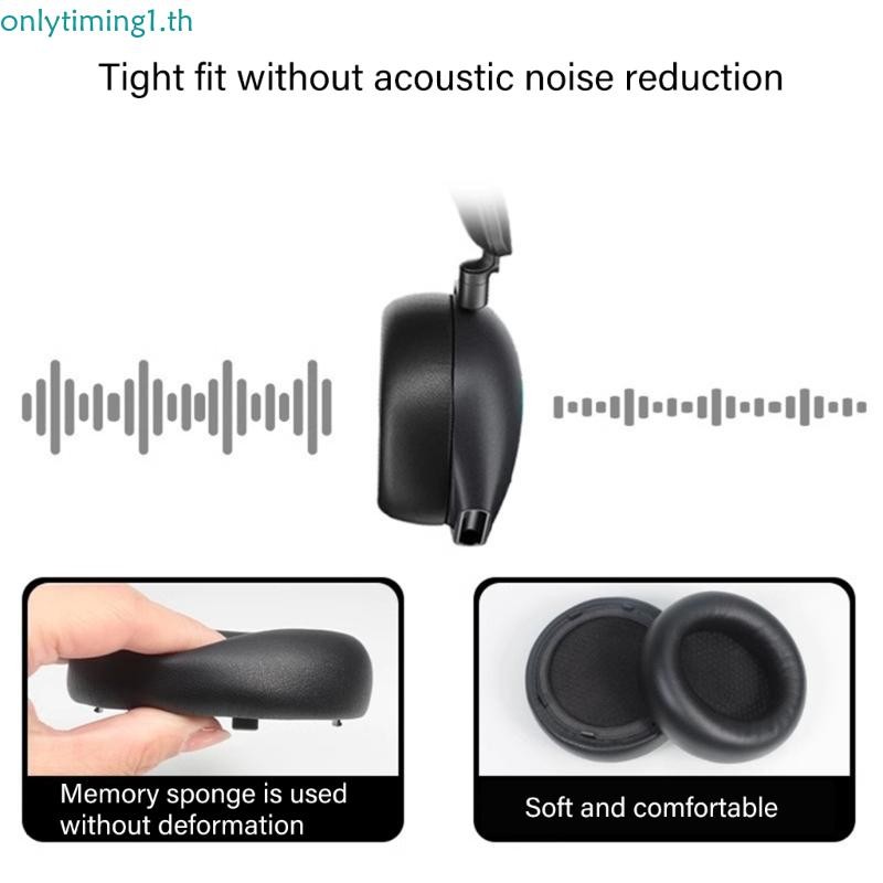 Onlytiming Protein Leather Ear Pad Ear Cushions Headbands for AW920H Headphones Ear Cover