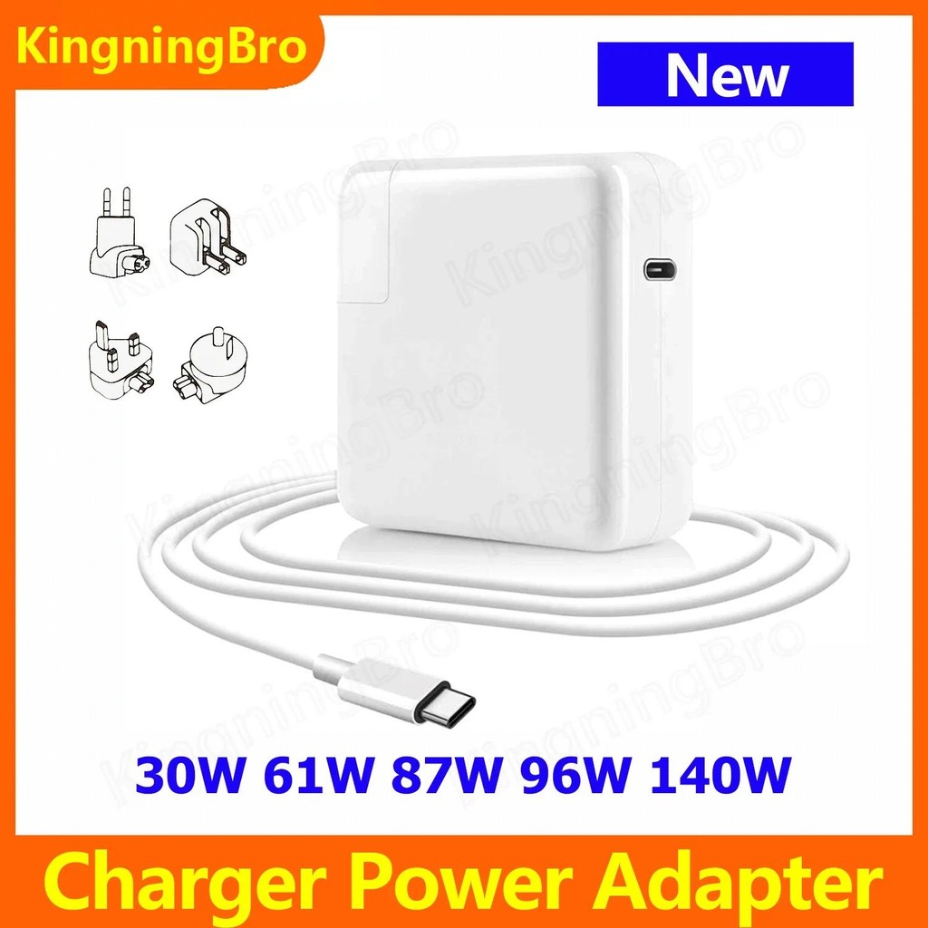 30W 61W 87W 96W USB C PD Charger Power AC Adapter สําหรับ MacBook Pro16 15 13 นิ้วใหม่ Air 13 นิ้ว 2