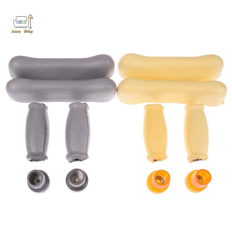 [Onw] 6 ชิ้น/เซ็ต Axillary Crutch อุปกรณ์เสริมชุดแผ่นเปลี่ยนยางกันลื่นเบาะใต้วงแขนอุปกรณ์เสริมแผ่นรอ