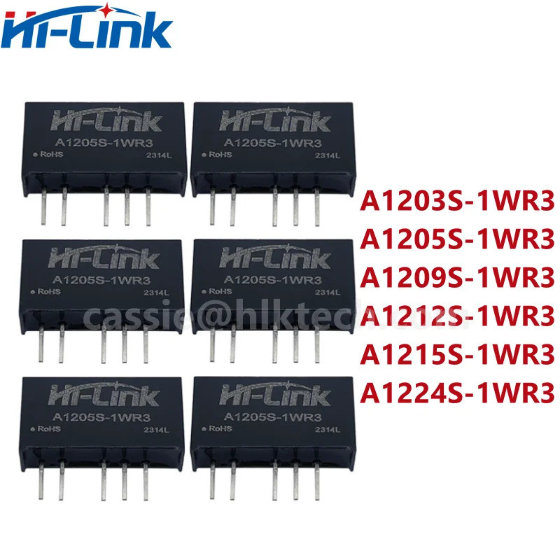 Hi-Link A1205S-1WR3 A1209S-1WR3 DC-DC 12V ถึง 5V/9V mini power supply โมดูลสมาร์ทบ้านอัจฉริยะในครัวเ