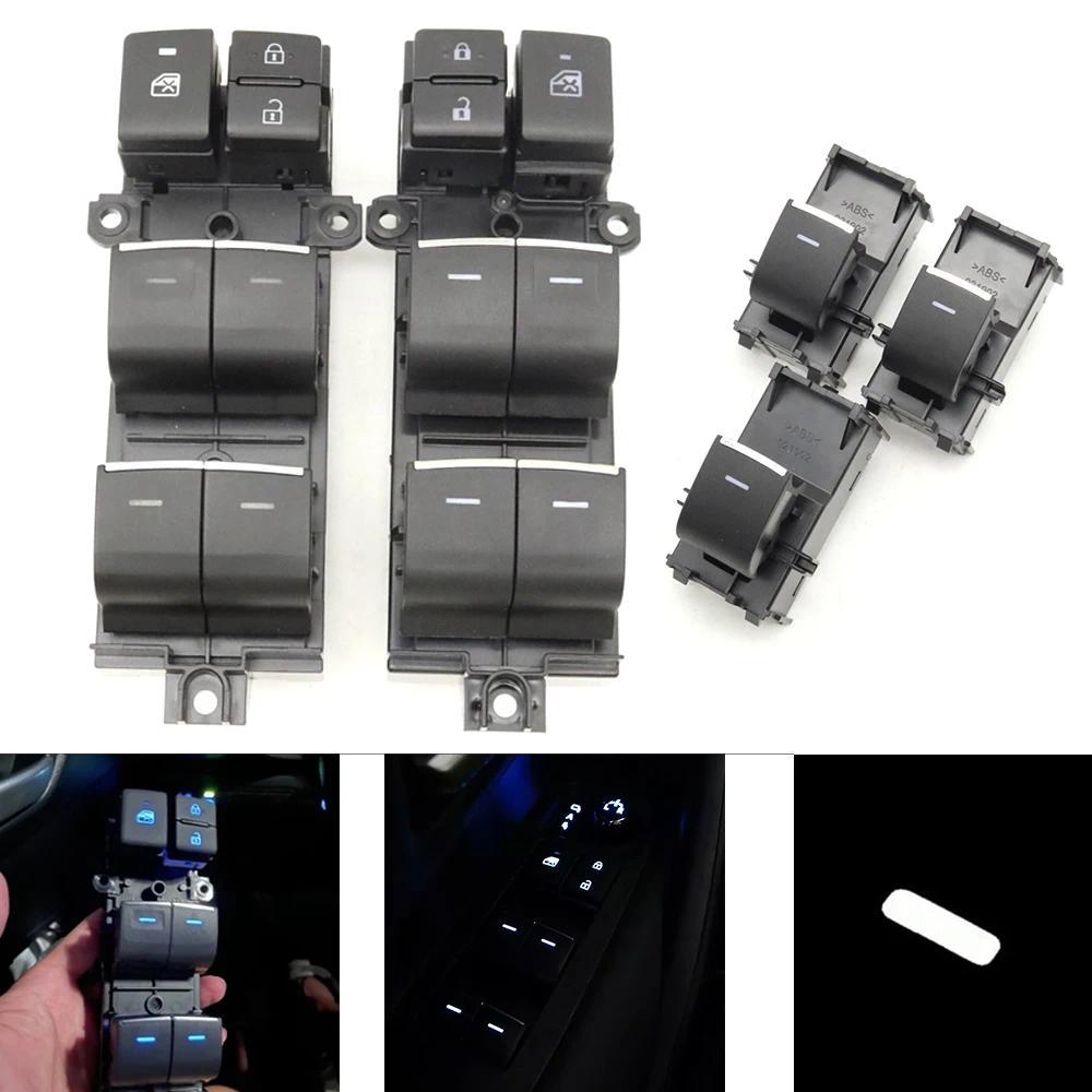 LED Lighted Backlight กระจกไฟฟ้า Lifter ปุ่มควบคุมสําหรับ Toyota GR Corolla 2023-2025 BZ4X 2023-2024