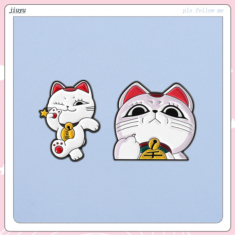 เข็มกลัดลาย Turbo Granny Enamel Pin และ Lucky Cat ของขวัญสำหรับคนสะสม