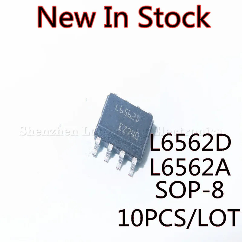10 ชิ้น/ล็อต L6562D L6562 L6562A L6562AD SOP-8 SMD LCD power management ชิปใหม่ในสต็อก UFPI