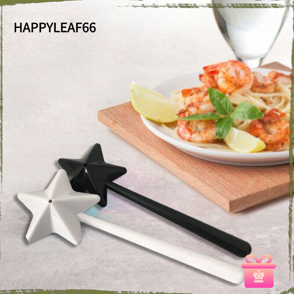 HAPPYLEAF66 เครื่องขวดเครื่องปรุง, Star Long Hand Salt Shakers, Plastics เครื่องปรุงรสคอนเทนเนอร์ Ki