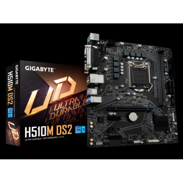 เมนบอร์ด GIGABYTE H510M DS2 ใหม่เอี่ยมธนาคารในประเทศรับประกัน 3 ปี