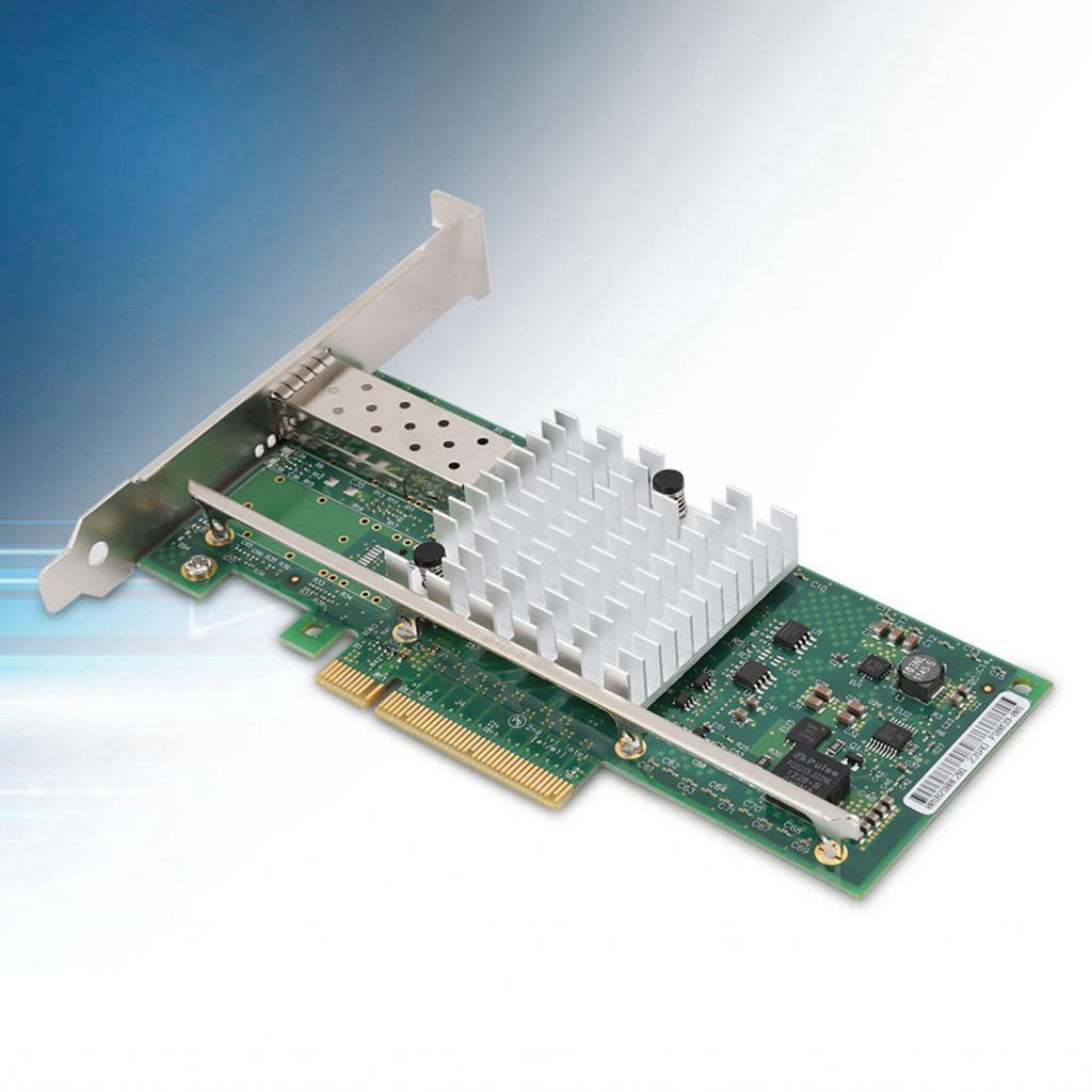 Yoaushop สําหรับ X520-DA1 การ์ดเครือข่าย 82599EN PCI-E 10G SFP ไฟเบอร์อีเธอร์เน็ตพอร์ตเดียว