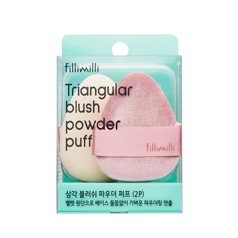 Fillimili Triangle Blush Powder Puff 2P