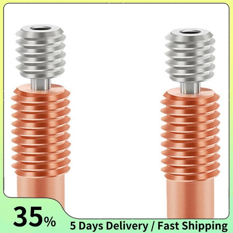 2 ชิ้นคอความร้อนสําหรับ V6 Hotend คอ 3D เครื่องพิมพ์อุปกรณ์เสริมสําหรับ 1.75 มม.V6 Hotend เครื่องทํา