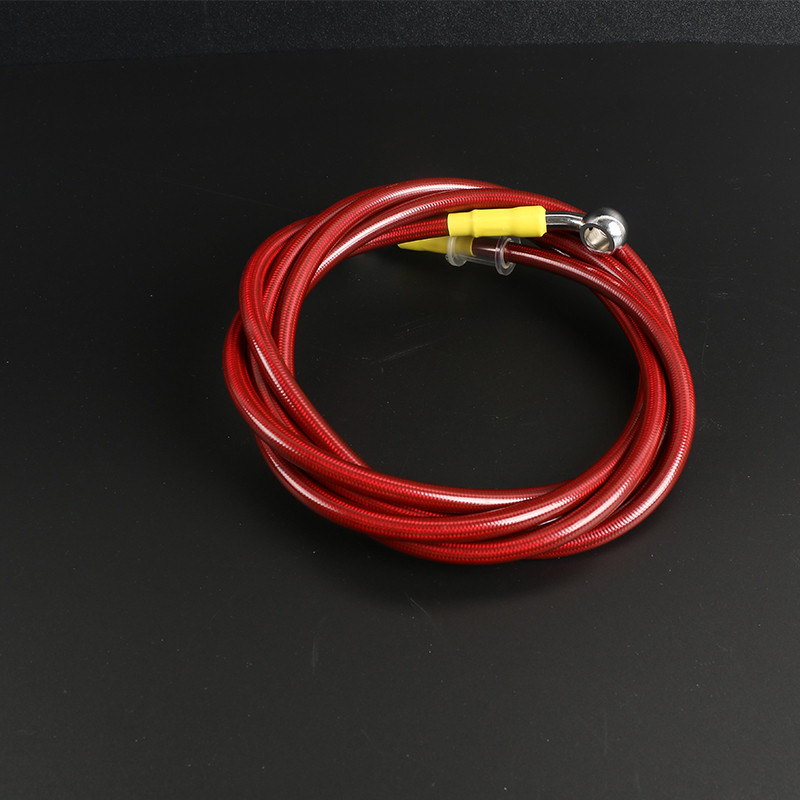 สายเบรคสากล u+/ n1s/nqi ดัดแปลงท่อเหล็กคออลูมิเนียม 90/220 ท่อลูกวัวรถยนต์ไฟฟ้า