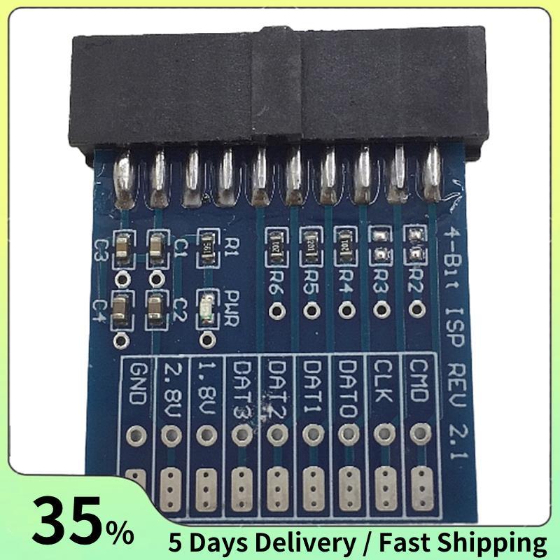 อะแดปเตอร์ใหม่ JTAG , ISP 4-BIT ISP REV 2.1 สําหรับ Easy Jtag Plus Box / เครื่องมือ ESAYJTAG