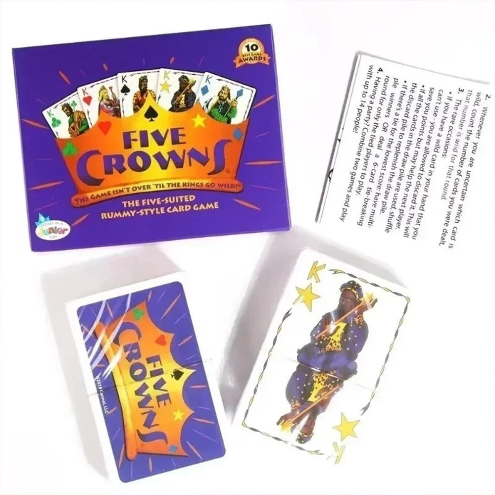 Five Crowns Card Game 5 Suites Classic Original Family Party Rummy Style Play