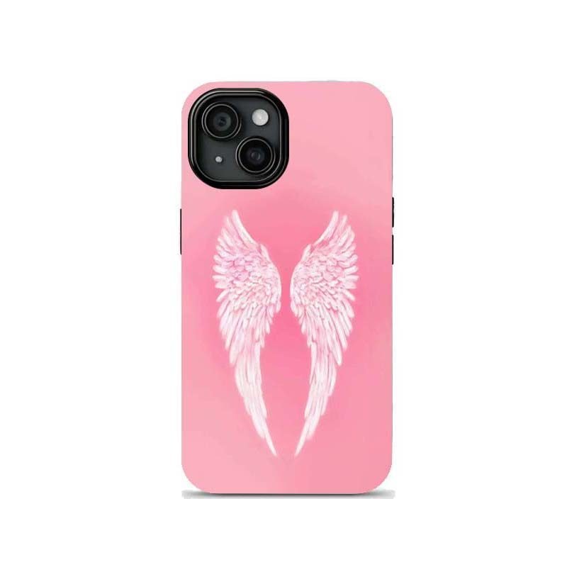 เคสโทรศัพท์โทรศัพท์ เหมาะสําหรับ iPhone Angel Wings เคสโทรศัพท์สาวสีชมพูเหมาะสําหรับ iPhone17Pro/16/