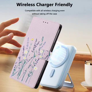 Flip ทาสีสําหรับ Vivo V70 Elite FE V60 V50 V40 Lite Pro SE Y05 Y21 Y11 Y11D Y21D Y31 5G 4G 2025 การ์ดกระเป๋าสตางค์หนังการ์ตูนฝาครอบโทรศัพท์