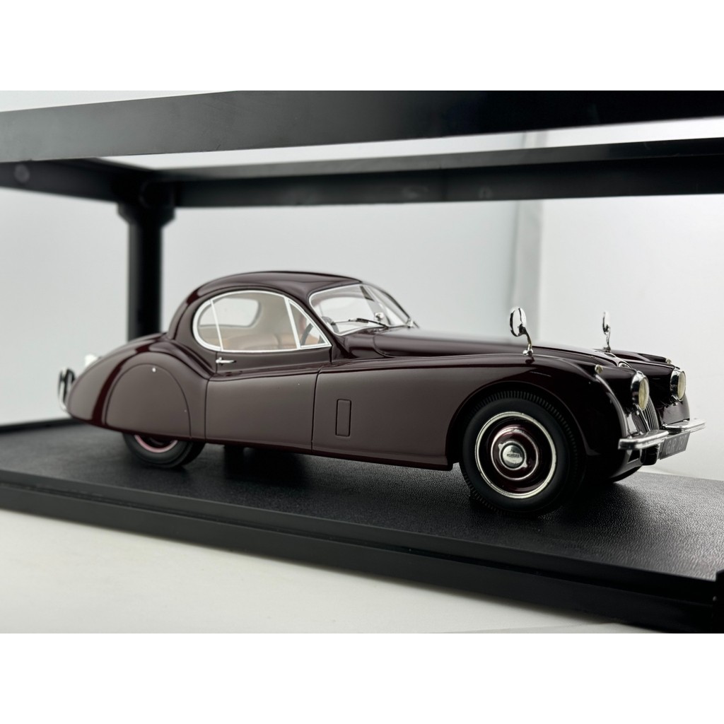 Cult 1/18 Jaguar XK120 FHC Dark Brown Only One Set SF Price Inspection Sign ใบเสร็จรับเงินสินค้าไม่ค