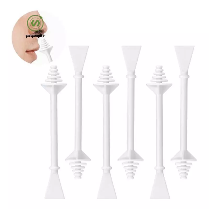 [gangong1kr]แท่งขี้ผึ้งจมูก 100 ชิ้น, เครื่องสมัครแว็กซ์ผมพร้อมไม้พายแบบใช้แล้วทิ้งสําหรับทําความสะอาดรูจมูก, กําจัดขนใบหน้าหู