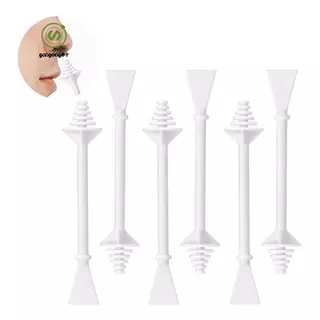 [gangong1kr]แท่งขี้ผึ้งจมูก 100 ชิ้น, เครื่องสมัครแว็กซ์ผมพร้อมไม้พายแบบใช้แล้วทิ้งสําหรับทําความสะอาดรูจมูก, กําจัดขนใบหน้าหู