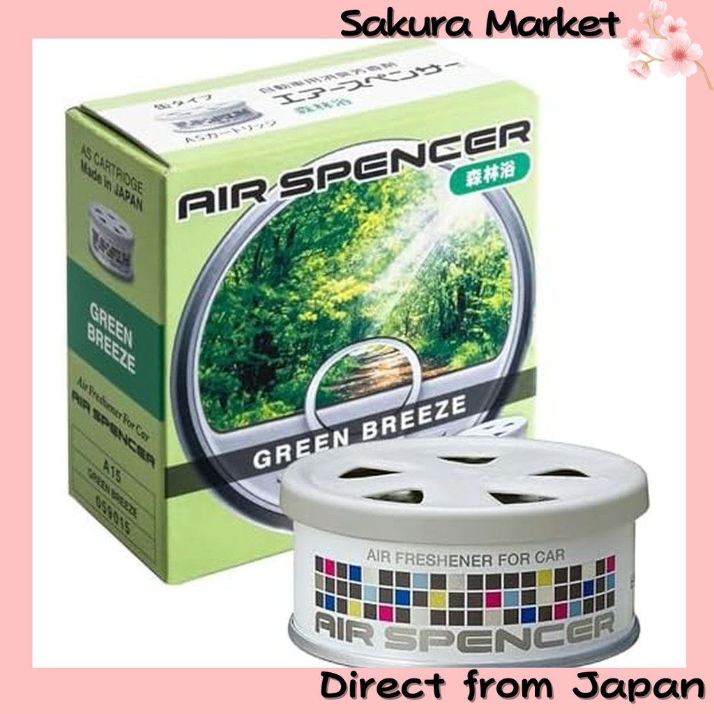 Air Spencer Eikosha Car Air Freshener Deodorant Cartridge Shinrinyoku 40g A15  [ส่งตรงจากญี่ปุ่น]