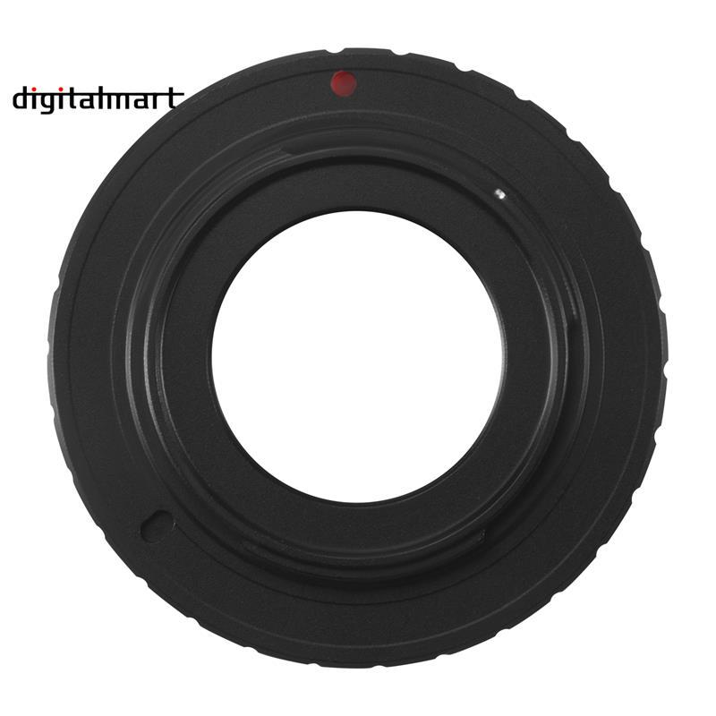 สีดํา 16 มม.C-Mount Cine เลนส์ภาพยนตร์สําหรับ 1 Mount J1 V1 J2 V2 J3 V3 J4 กล้องเลนส์อะแดปเตอร์แหวน 