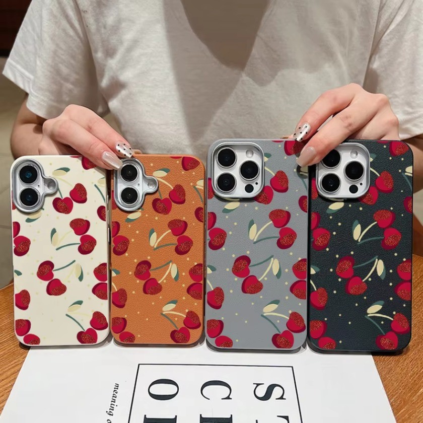 น่ารักขนาดใหญ่เชอร์รี่เคสโทรศัพท์สําหรับRealme 8 8S 15 14 Pro + หมายเหตุ 70 70T 14T C71 XT X2 Q3 C75