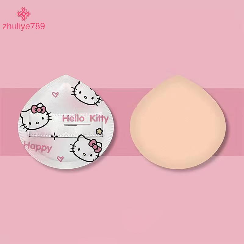 SANRIO <zhuliye789>การ์ตูนSanrio My Melody Kuromi Y2k Cotton Candy Air Cushionแป้งพัฟInsสาวหัวใจKawa