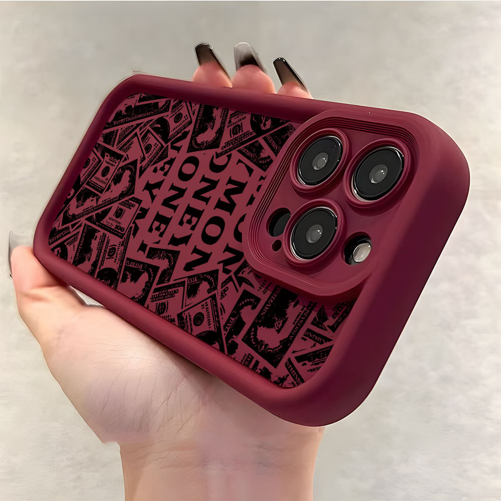 อินเทรนด์ Creative Dollars MONEY Casing สําหรับ Apple iPhone 17 Air 16 16e 15 14 13 12 Mini 11 Pro M