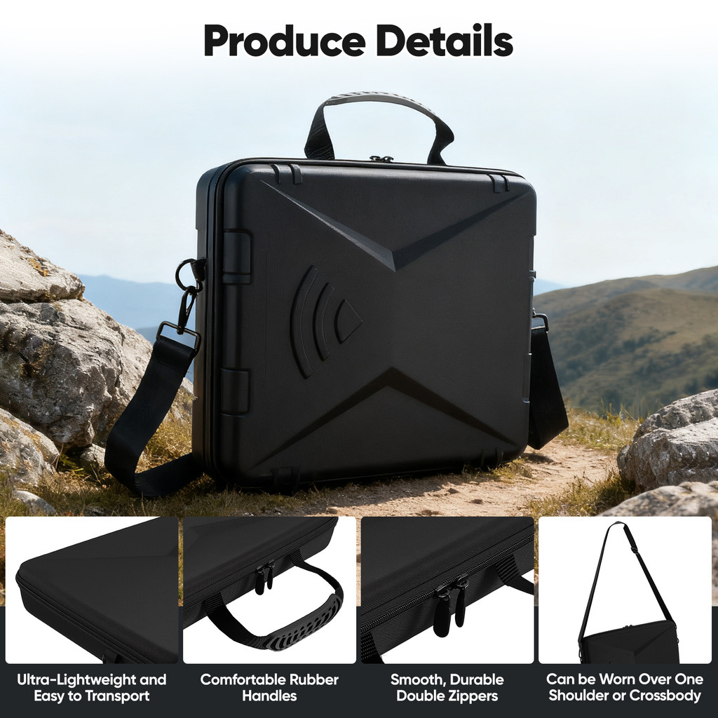 จัดส่งใน 12h Travel Case สําหรับ Starlink Mini